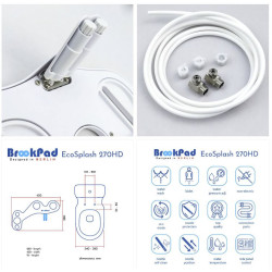 Bidet Shower Toilet Sprayer Attachment EcoSplash 270HD