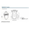 High-End Smart Toilet Bidet Seat SplashLet 2100RB