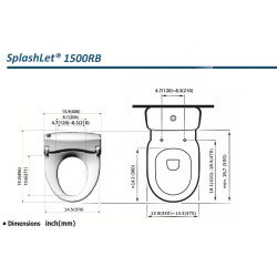 Top Japan Style Smart Shower Seat SplashLet 1500RB